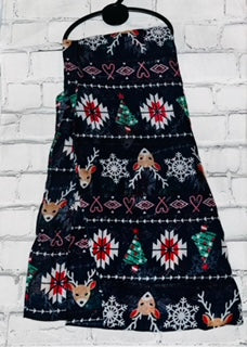 Mirabeau Holiday Theme Infinity Scarf Reindeer