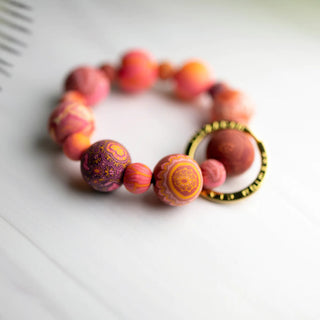 Jilzarah Savannah Red Wrist Keychain