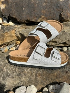 Corkys Beach Babe Sandals White Glitter
