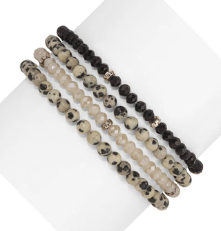 My Fun Colors Spiritual Gemstone Bracelet Dalmatian