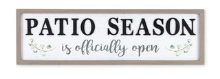Wood Patio & Wall Sign