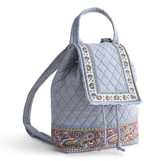 Vera Bradley Original Drawstring Backpack Chambray