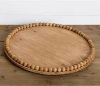 Round Beaded Tray