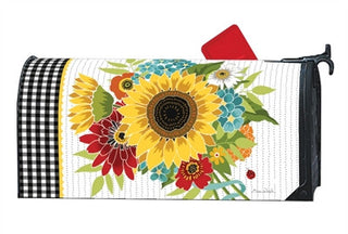 Sunflower Checks Mail Wrap
