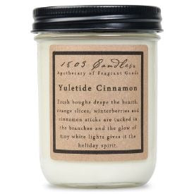 1803 Yuletide Cinnamon Soy Jar Candle