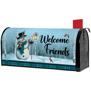 Snowman Cardinal Mailbox Cover