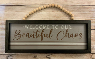 Wooden Inspirational Wall Hanging
