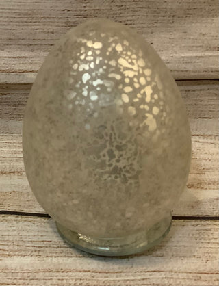 Lighted Glass Egg