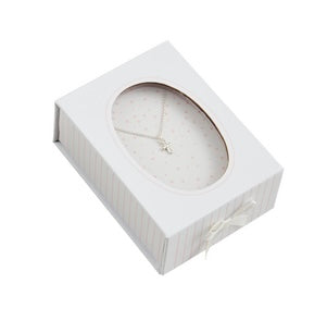 Mudpie Cross Necklace Silver