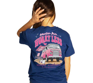 Simply Southern Worry Less T-Shirt in Midnight