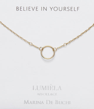Believe in Yourself Gold-Plated Lumiela Necklace