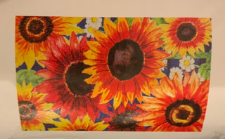 Multi-Color Fall Sunflowers Layering Mat
