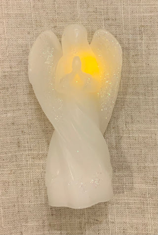 Lighted Wax Angel