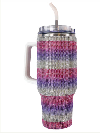 Simply Southern Sequin Striped Tumbler 40 OZ