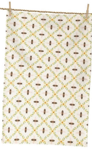Bee Humble Tea Towel Bees