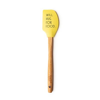 Yellow Silicone Spatula Will Hug for Food