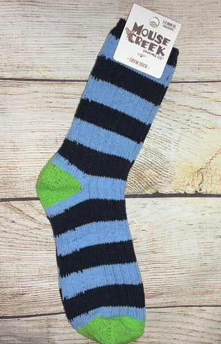 Mouse Creek Rugby Crew Socks Navy