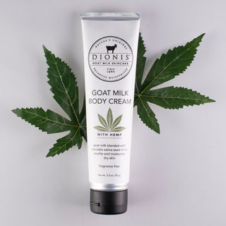 Dionis Goat Milk 3.3oz Body Cream w/Hemp