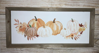 Pumpkin Print Wall Decor