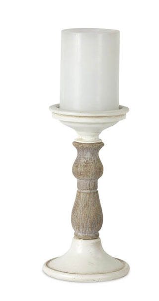 Ivory Resin Candle Holder