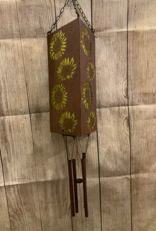 Garden Solar Metal Wind Chime, 33.46”