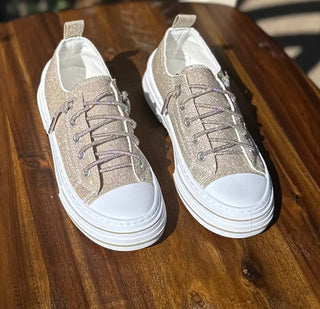Very G Aman 2 Glitter Sneakers Gold