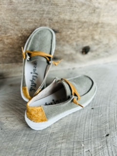 Gypsy Jazz Spiral Slip On Khaki (Olive)