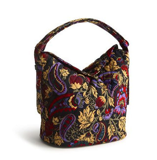 Vera Bradley Astoria Shoulder Bag Midnight Garden Paisley