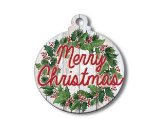 Merry Christmas Wreath Adoornament