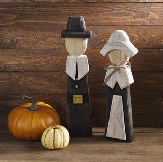 Wood Pilgrim Sitters Set