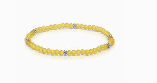 My Fun Colors Mini Crystal Bracelet Dandelion Silver Accent