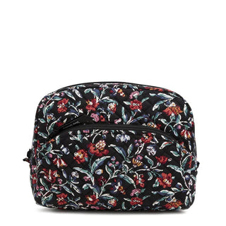 Vera Bradley Large Cosmetic Perennials Noir