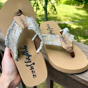 Gypsy Jazz Encore Flip Flop Tan
