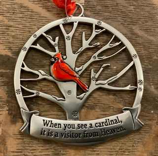 Cardinal Memorial Ornament