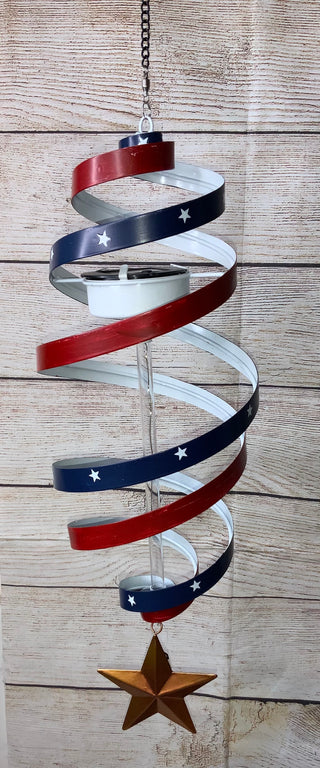 Solar Americana Hanging Spinner, Large