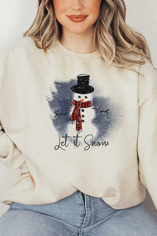 Kissed Apparel Let it Snow Crewneck