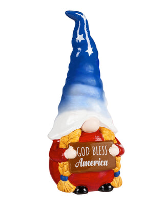 God Bless America Americana Garden Gnome Statuary