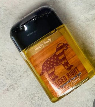SS Raised Right Hand Sanitizer