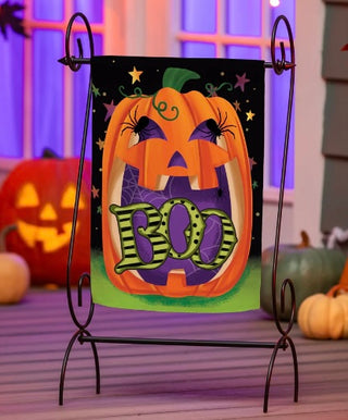 Boo Jack Pumpkin Garden Flag