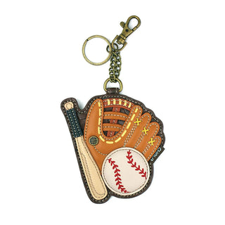 Chala 806 Key Fob/Coin Purse Baseball