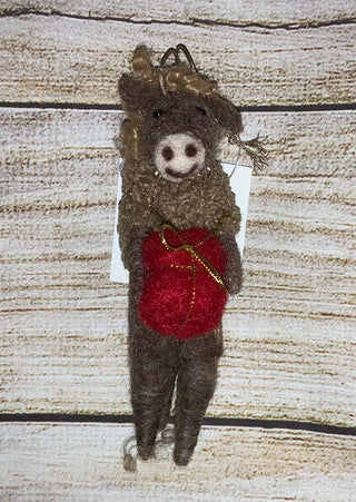 Wool/Felt Horse Ornament