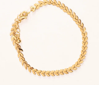 Elsie & Zoey Gold Arrow Chain Anklet