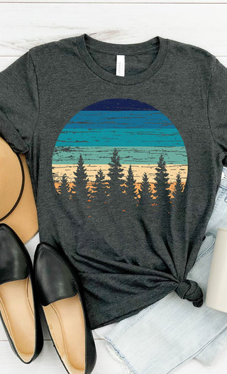 Kissed Apparel Retro Pines Gradient T-Shirt