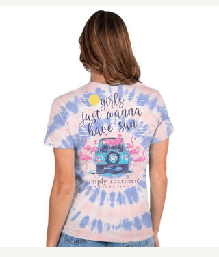Simply Southern Girls T-Shirt Coast Small