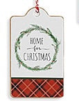 Home for Christmas Tag Ornament