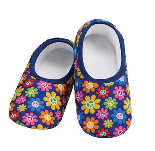 Snoozies Daisy Plush Skinnies Slippers