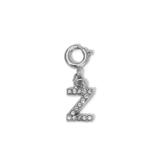 My Fun Colors Rhinestone Initial Silver Z