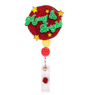 Simply Southern Badge Reel Holiday Merry