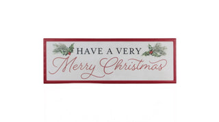 Metal Christmas Wall Sign