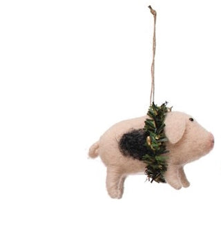 Wool Farm Animal Ornament